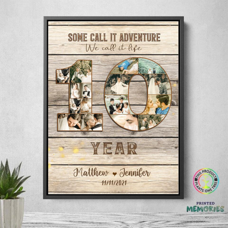 Custom 10 Year Anniversary Gift