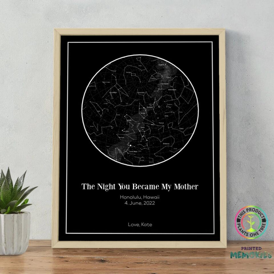 Custom Mothers Day Star Map