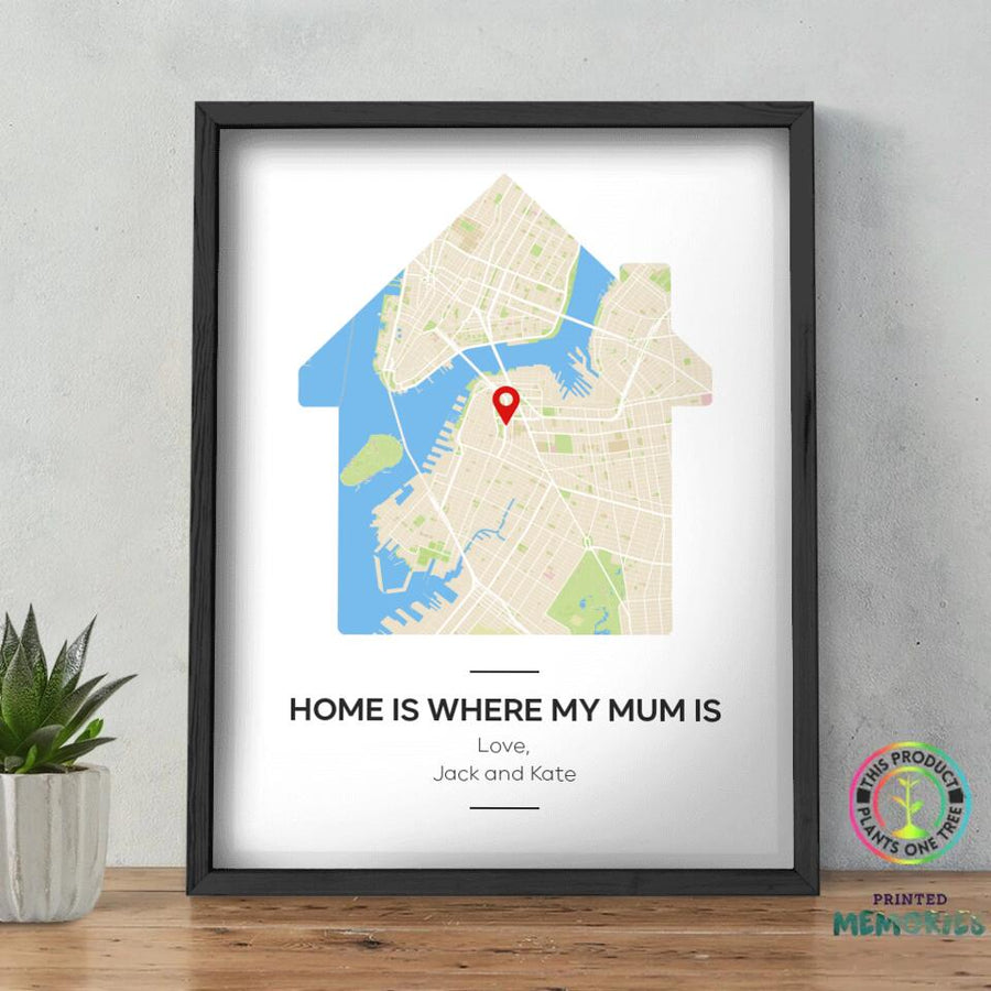 Custom Mothers Day Map