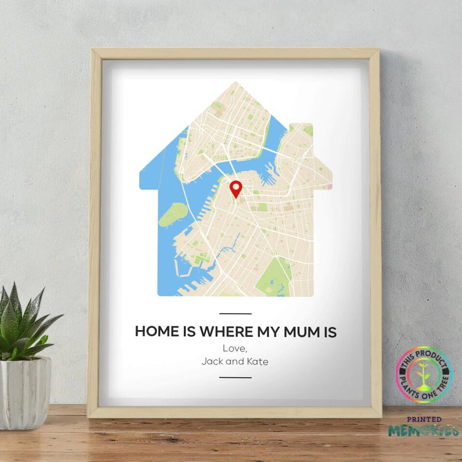 Custom Mothers Day Map