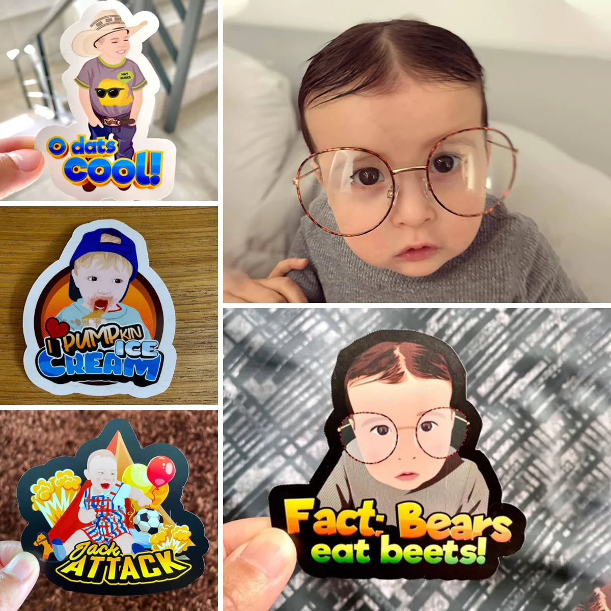 Turn Photos into Custom Drawn Stickers · Printed Memories
