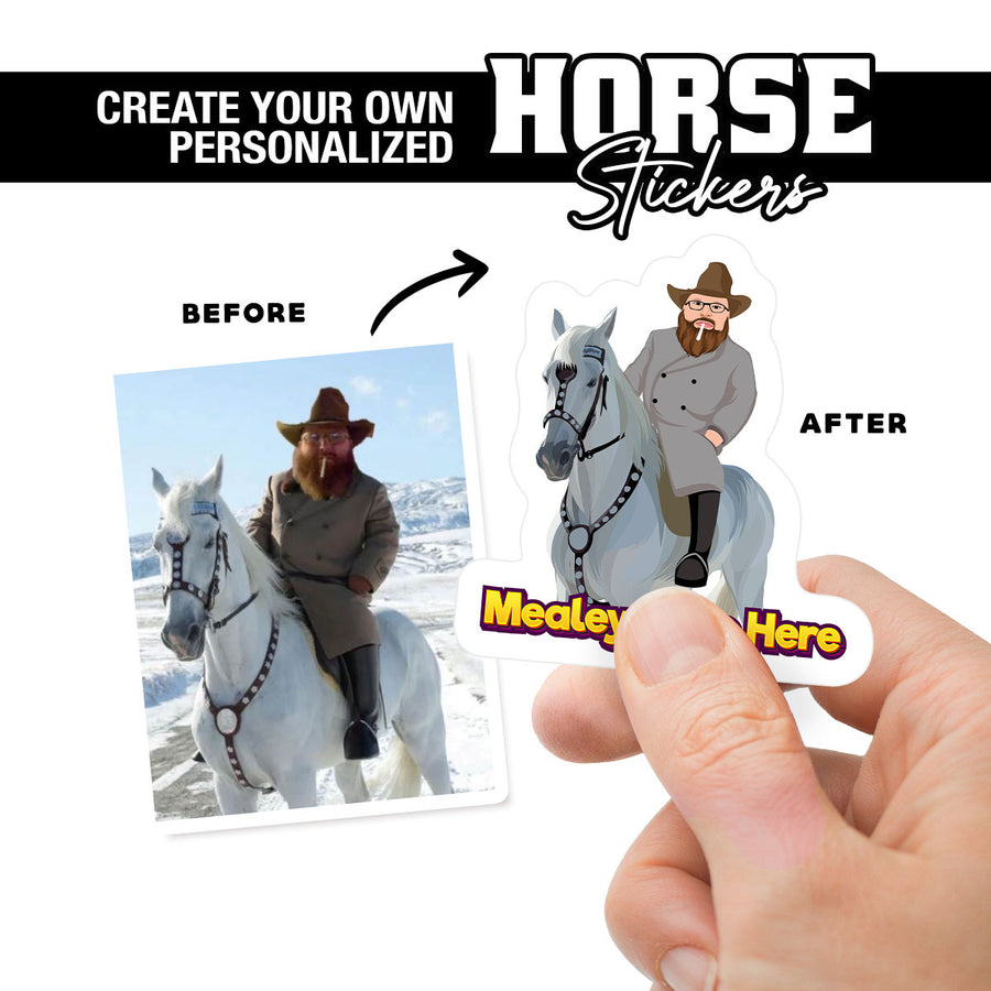 Custom Horse stickers
