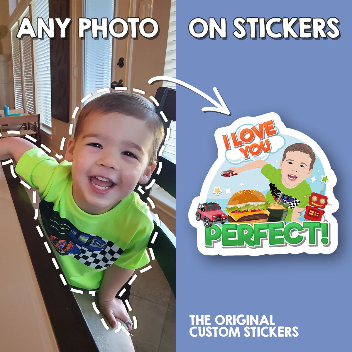 Turn Photos into Custom Drawn Stickers · Printed Memories
