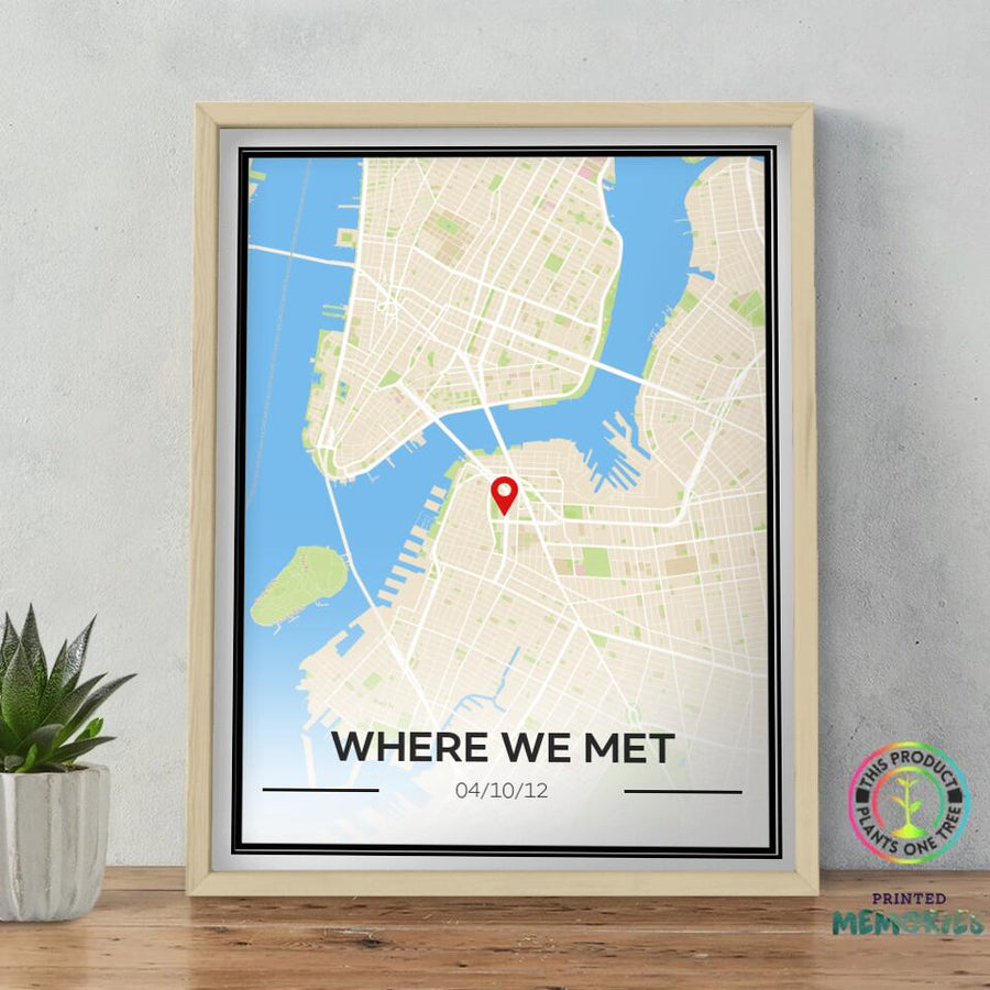 Where We Met Map