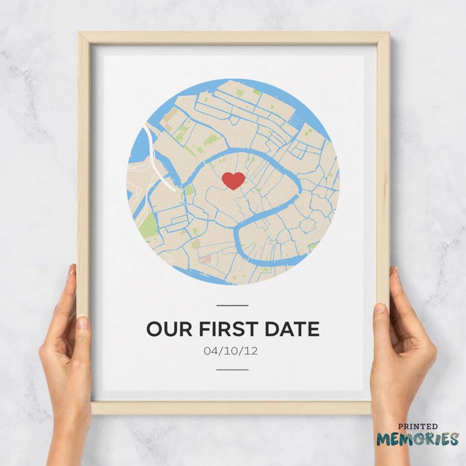 Our First Date Map