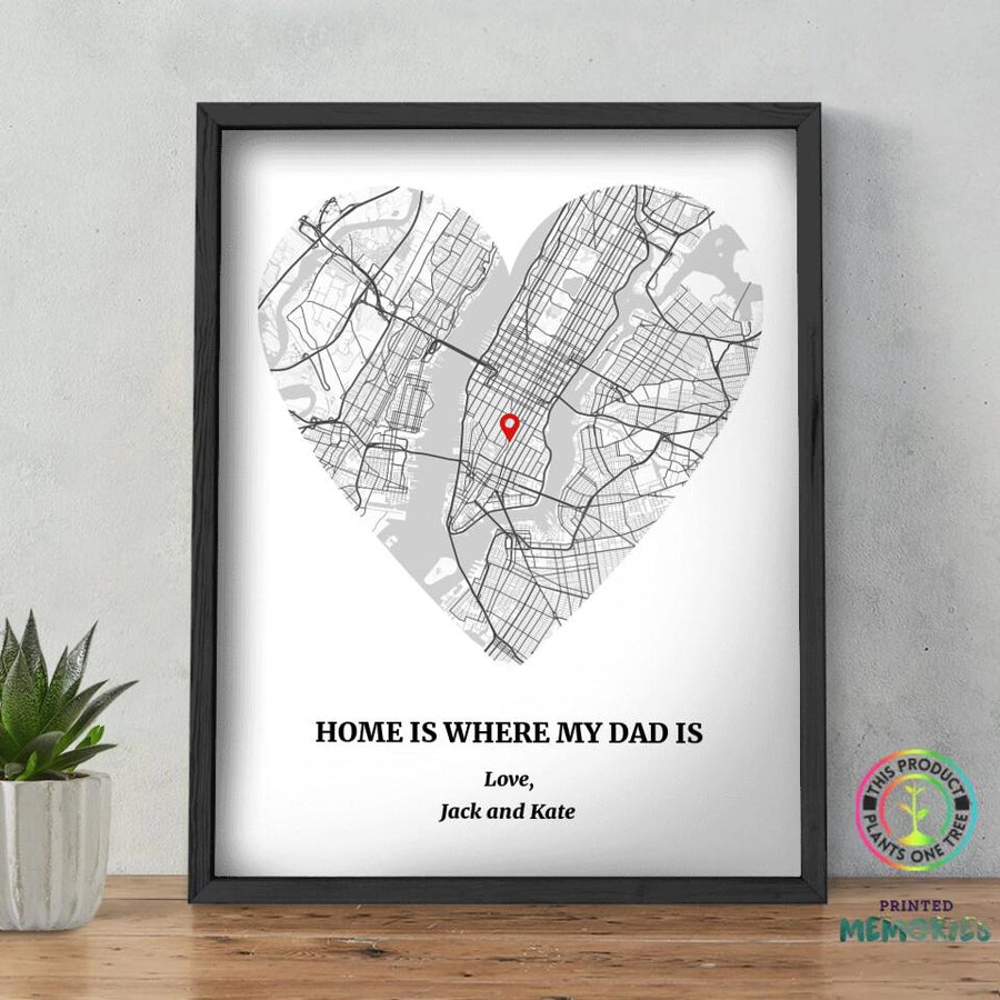 Home Is Where My Dad Is Map