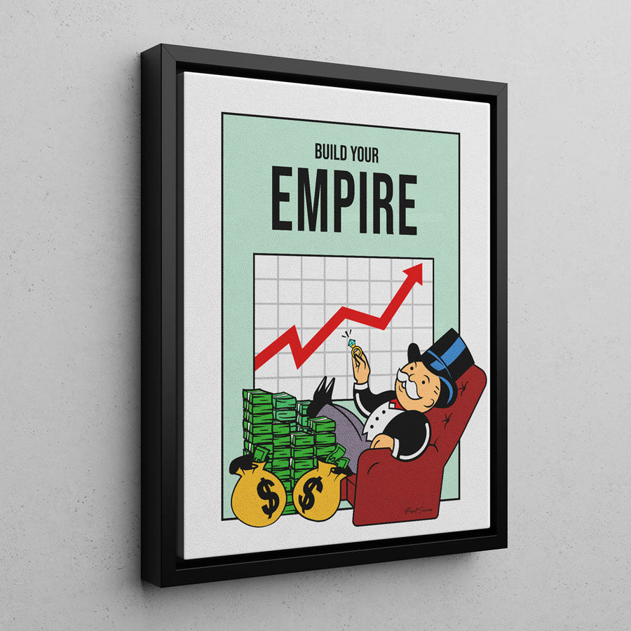 Build Your Empire - Monopoly Man Art