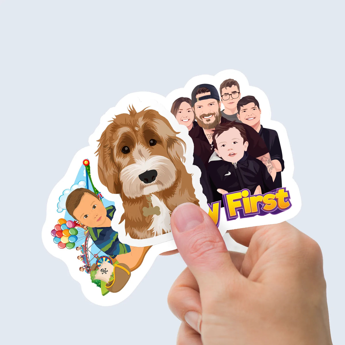 Turn Photos into Custom Drawn Stickers · Printed Memories